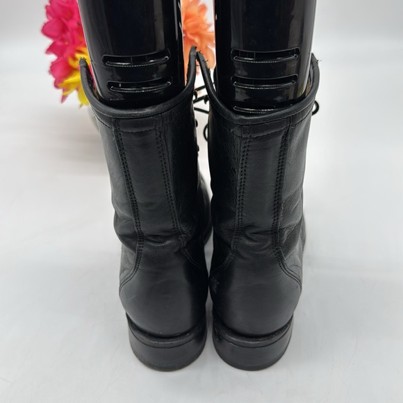 Laredo Roper Black Leather  Ladies Boots Size 9 TB7165 - Picture 3 of 6